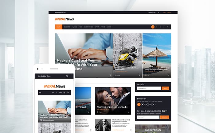 Viral News - News Portal & Magazine WordPress Theme