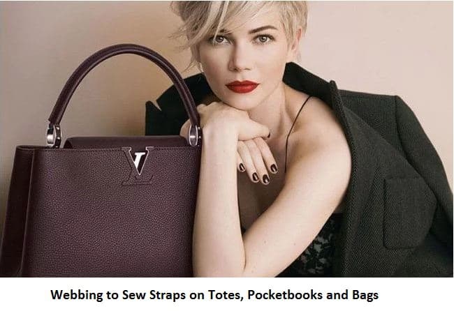 Webbing to Sew Straps on Totes, Pocketbooks and Bags