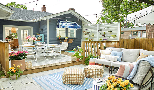 home’s outdoor space